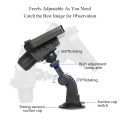 Cainda 50-1000X LCD WiFi Digital Microscope with Flexible Stand for iPhone Android Phone